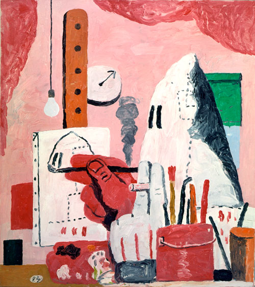 Philip Guston. The Studio, 1969. Oil on canvas, 121.9 x 106.7 cm. Private collection.