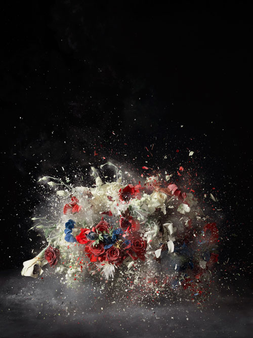 Ori Gersht. Blow-Up: Untitled 5, 2007. Lightjet print mounted on aluminium, 248 x 188 cm x 6 cm (framed). Mummery + Schnelle, London. © Courtesy of the Artist and Mummery + Schnelle, London.