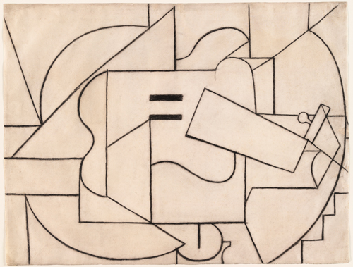 <p>Pablo Picasso. <em>Guitar</em>, Paris, December 1912 or later. Charcoal on paper, 18½ x 24⅜ in (47 x 61.9 cm). The Museum of Modern Art, New York. Gift of Donald B. Marron.