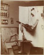 <p>Pablo Picasso. Photographic composition with <em>Construction with Guitar Player and Violin</em>, Paris, on or after January 25 and before March 10, 1913. Gelatin silver print, 4⅝ x 3 7/16 in (11.8 x 8.7 cm). Private collection.