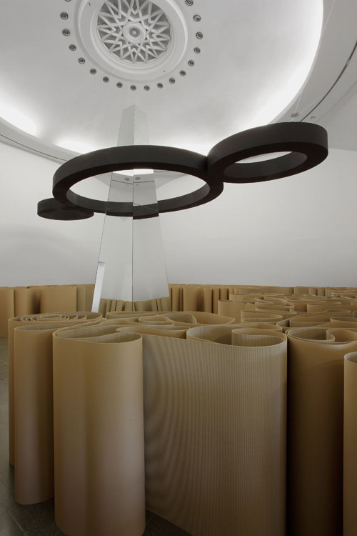 Michelangelo Pistoletto. The Mirror of Judgement. Installation view (1), Serpentine Gallery, London, 2011.