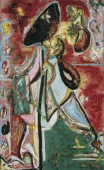 Jackson Pollock. The Moon Woman, 1942. Oil on canvas, 175.2 x 109.3 cm. Peggy Guggenheim Collection, Venice. © Jackson Pollock, by SIAE 2015.