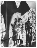 Peggy Guggenheim and Jackson Pollock in front of the Mural, 1943. © Photograph: George Kargar