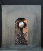 Arnaldo Pomodoro. Porta dei Re del Duomo di Cefalù, studio, 1997-98. Bronze and iron, 106 x 100 x 80 cm. Photograph: Giorgio Boschetti.