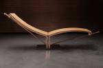 Andrea Ponsi. Sabi Chaise Longue, 1988. Copper, wood, 300 x 85 x 95(h) cm. Photograph: Arrigo Coppitz.