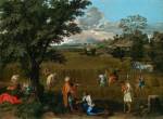 Nicolas Poussin (1594–1665). <em>Summer: Ruth and Boaz.</em><strong></strong> Paris, Louvre
