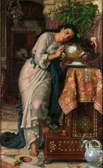 William Holman Hunt. Isabella and the Pot of Basil, 1866-8, retouched 1886. Laing Art Gallery, Newcastle upon Tyne.