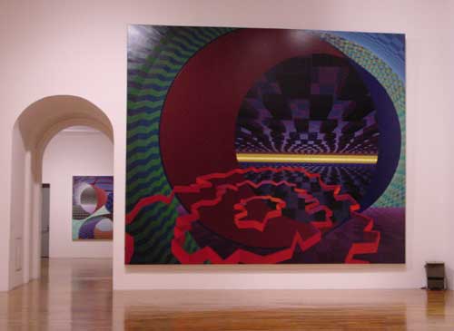 Al 
            Held. Requiem III, 1996. 180 X 216 inches, Acrylic on canvas. Courtesy 
            of Robert Miller.