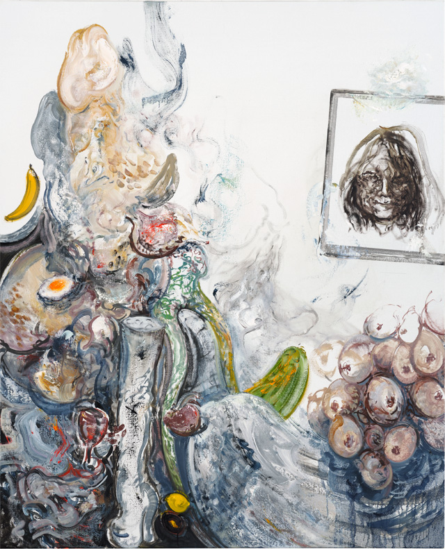 Maggi Hambling. Sarah Lucas II, 2013. Oil on canvas. © Maggi Hambling.