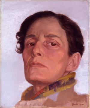 Hannah Gluckstein. Gluck, 1942. Oil on canvas, 30.6 x 25.4 cm. © National Portrait Gallery.