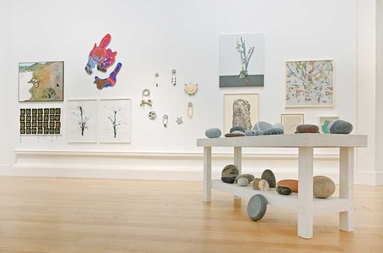 RSA200 Annual Exhibition, 2026, installation view, including works by Annie Cattrell. Photo: Julie Howden.