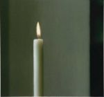 Gerhard Richter, Candle, 1982. Oil on canvas, 95 x 90 cm. Collection Institut d’art contemporain, Villeurbanne / Rhône-Alpes, Hirshhorn Purchase Fund, 1994. © Gerhard Richter 2025.