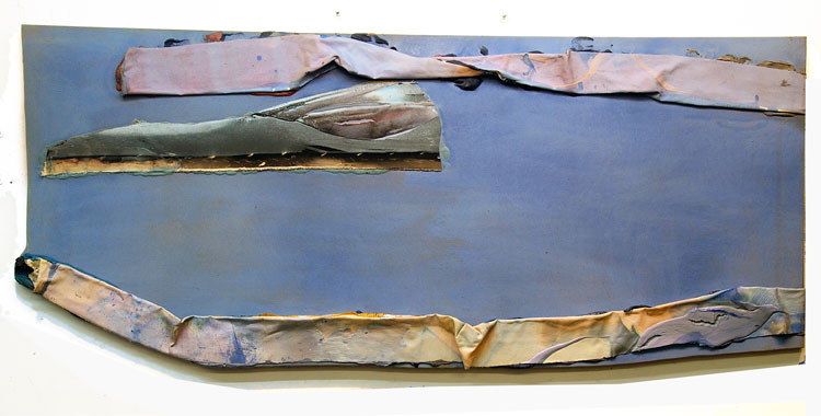 Susan Roth. All Along the Watchtower, 1986. Canvas, acrylic, 91.5 x 213.5 cm. Photo copyright and courtesy of the artist.
