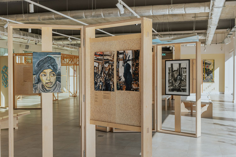 Installation view, Reflections – Sangat and the Self, WSWF, Slough, 19 September 2025 – 2 May 2026.
