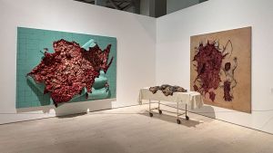 This is powerful encounter between two major female artists whose work confronts gender, oppression, colonialism and politics