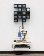 Installation view, Radical Software: Women, Art & Computing 1960–1991: VALIE EXPORT, Concrete Computer DisPlay, 1988/1990, Kunsthalle Wien 2025. Courtesy the artist. Photo: kunst-dokumentation.com © Bildrecht, Wien 2025.