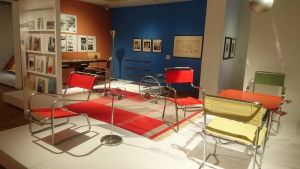 This show is full of revelations – cubism in furniture, a love for tubular steel designs and a self-sufficient village for workers are just a few of those that mark the Czech art world as presented here
