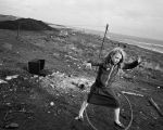 Chris Killip, Helen and her Hula-hoop, Seacoal Camp, Lynemouth, Northumberland,1984. © Chris Killip. Photography Trust / Magnum Photos, courtesy Martin Parr Foundation.