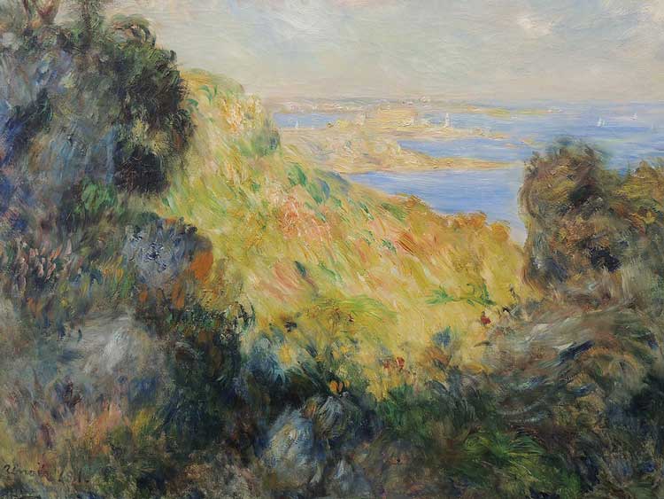 Pierre-Auguste Renoir. Baie de Salerne (Bay of Salerno), 1881.