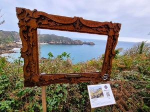 Art for Guernsey's Renoir walk, Hills around the Bay of Moulin Huet, Guernsey. Photo: Juliet Rix.