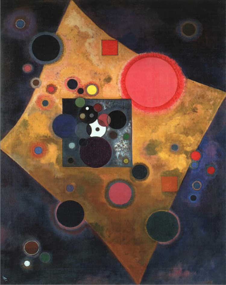 Wassily Kandinsky, Accent in Pink, 1926. Oil on canvas, 100.5 x 80.5 cm (39.5 x 31.6 in).