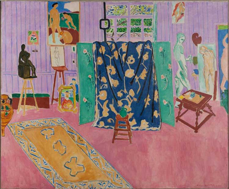 Henri Matisse, The Pink Studio, 1911. Oil on canvas, 181 x 221 cm. Pushkin Museum, Moscow.