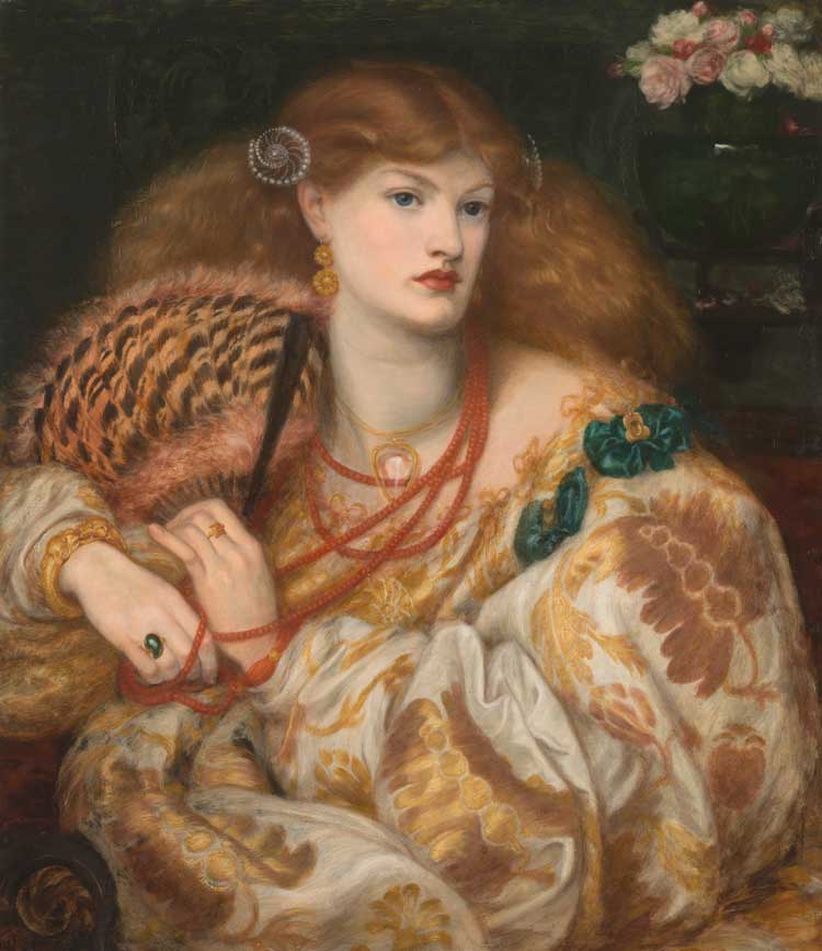 Dante Gabriel Rossetti. Monna Vanna, 1866. © Tate.
