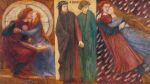Dante Gabriel Rossetti. Paolo and Francesca da Rimini, 1855. © Tate Purchased with assistance from Sir Arthur Du Cros Bt and Sir Otto Beit KCMG through the Art Fund 1916.