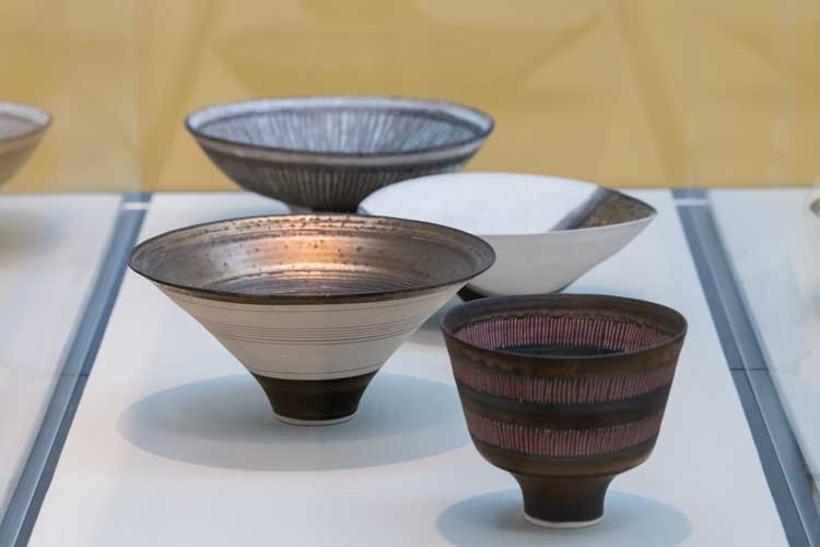 Lucie Rie: The Adventure of Pottery at MIMA. Photo: Rachel Deakin.