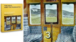 The Real and the Romantic: English Art Between Two World Wars, by Frances Spalding, published in the UK by Thames and Hudson; Eric Ravilious, Train Journey, 1939. Watercolour. Aberdeen Art Gallery and Museums. Photo: History and Art Collection/Alamy Stock Photo. The Real and the Romantic: English Art Between Two World Wars, page 86.
