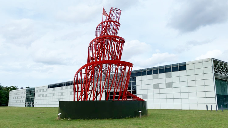 Vladimir Tatlin. Tatlinʼs Tower, or the project for the Model of the Monument to the Third International, 1919-20 (design). Reconstruction (2011) by Jeremy Dixon and Chris Milan of Dixon Jones. 1:40 scale. Photo: Martin Kennedy.