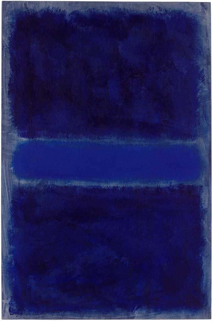 Mark Rothko. Untitled, 1968. Oil on paper, on canvas, 39 x 25-3/16 in (99.1 x 64 cm). Artworks on paper by Mark Rothko Copyright © 2020 by Kate Rothko Prizel and Christopher Rothko.