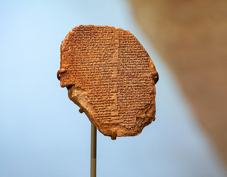 The Gilgamesh Dream Tablet seized by US authorities. Photograph: US Department of Homeland Security.