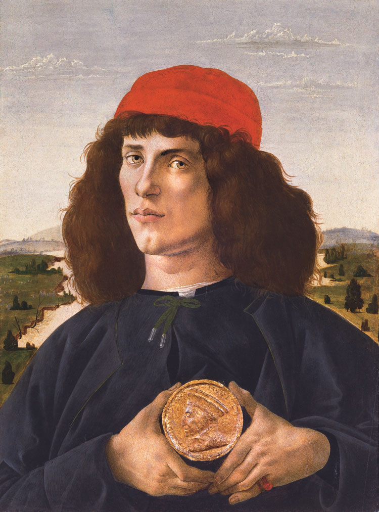Botticelli, Man with a Medal. Image © Prestel.
