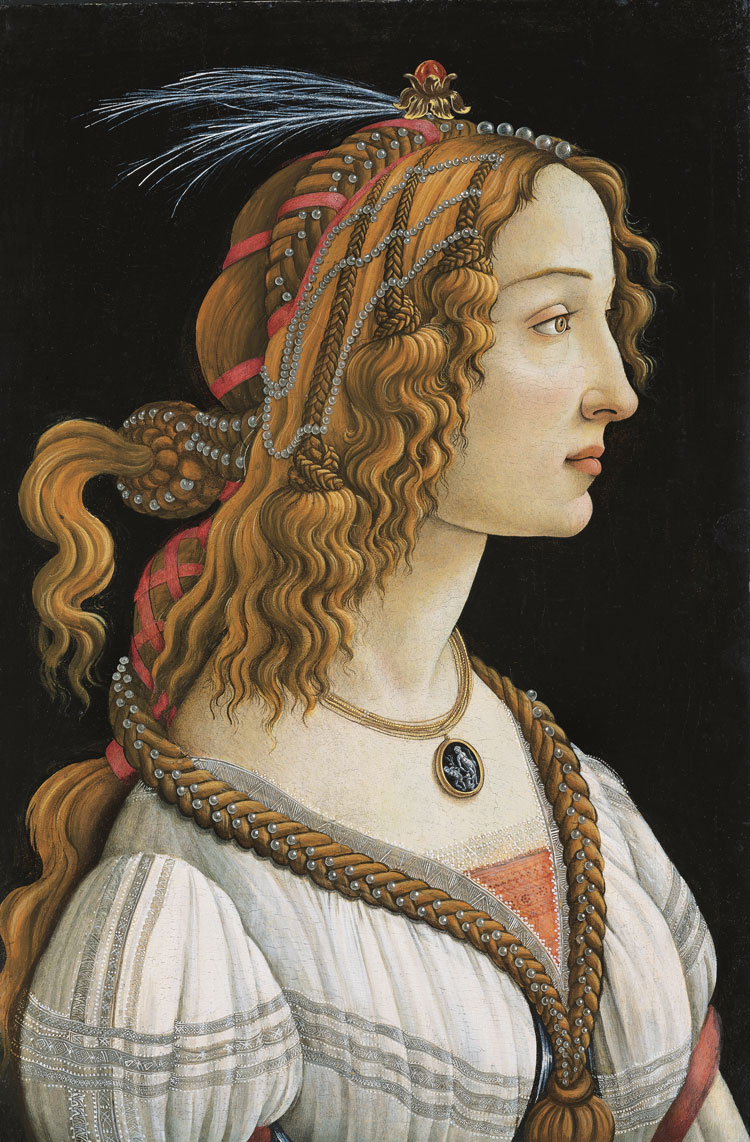 Botticelli, Simonetta Vespucci. Image © Prestel.