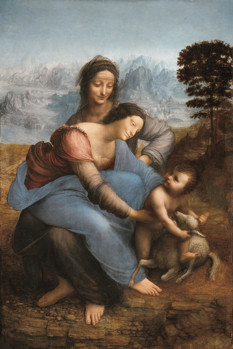 Leonardo, Virgin and Child with Saint Anne. Image © Prestel.