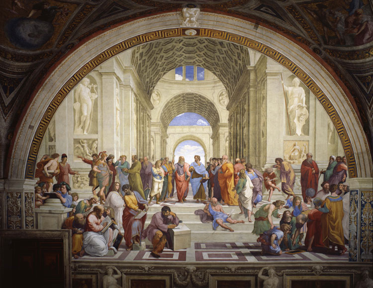 Raphael, School of Athens. Image © Prestel.