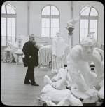 Jules Richard Rodin dans son atelier. Musée Rodin, Ph.02392 © Musée Rodin.