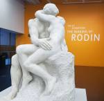 Auguste Rodin. The Kiss, 1901-4. Installation view, The Making of Rodin, Tate Modern, London 2021. Photo: Juliet Rix.