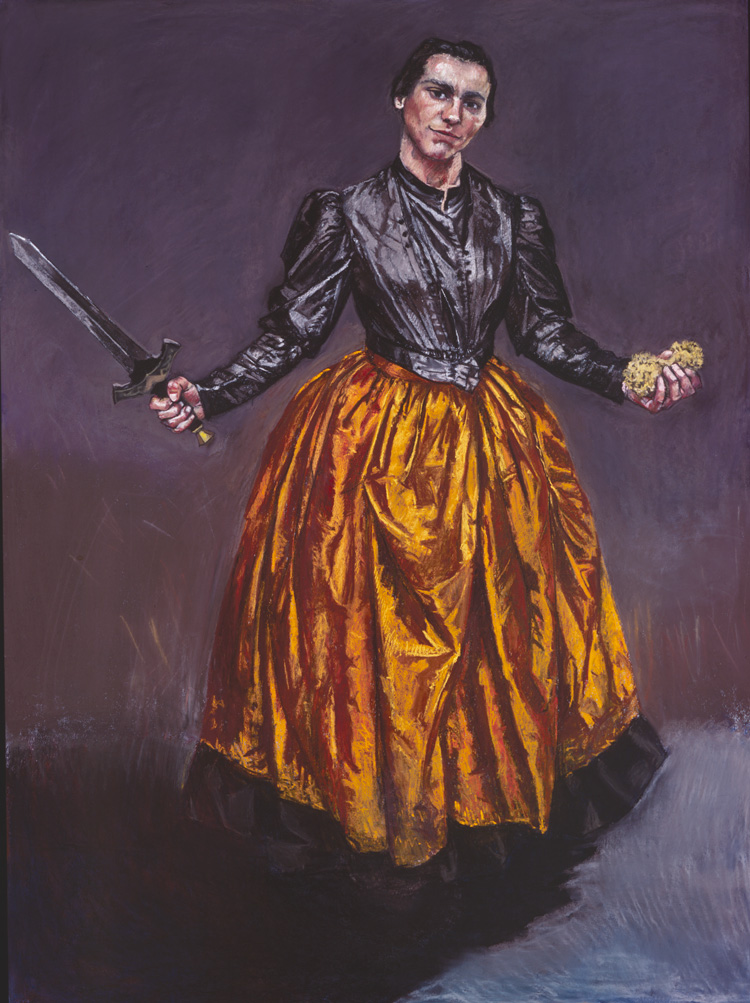 Paula Rego. Angel, 1998. Pastel on paper mounted on aluminium, 180 x 130 cm. Private collection. © Paula Rego, courtesy of Marlborough, New York and London. Photograph courtesy Museu Paula Rego: Casa das Histórias Paula Rego, Cascais.