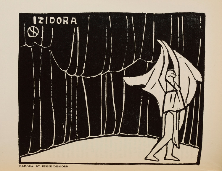 Jessica Dismorr. Izidora. Illustration in Rhythm, Vol 1 no 2, Autumn 1911. Private collection.