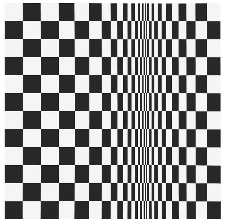 Bridget Riley. Movement in Squares, 1961. Arts Council Collection, Southbank Centre, London. © Bridget Riley 2019. All rights reserved.