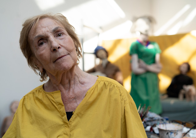 Paula Rego in her studio © Nick Willing.