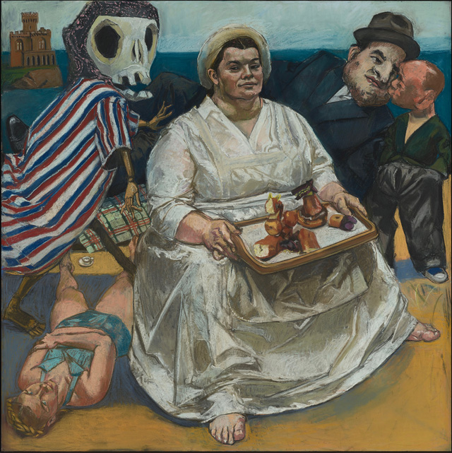 Paula Rego, The Cake Woman, 2004. Pastel and paper mounted on aluminium, 150 x 150 cm. © Paula Rego Courtesy Marlborough Fine Art.