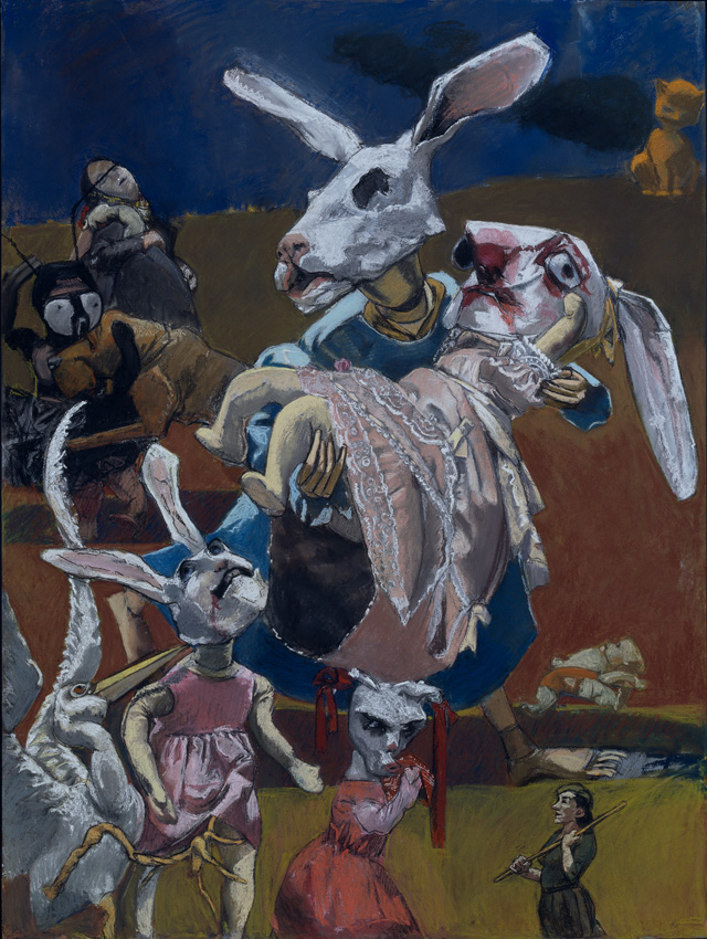 Paula Rego, War, 2003. Pastel and paper mounted on aluminium, 160 x 120 cm. © Paula Rego Tate: Presented by the artist (Building the Tate Collection) 2005 Photo: © Tate, London 2019.