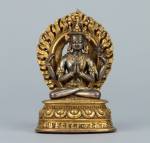 Avalokiteshvara, Nepal, Khasa Malla Kingdom, 14th century. Silver and gilt copper. The Nyingjei Lam Collection.