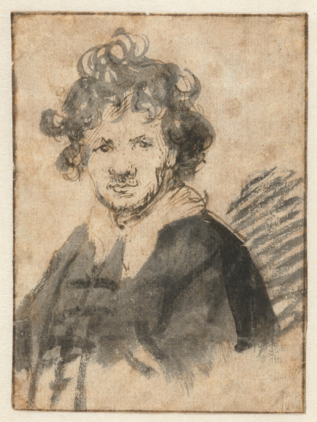 Rembrandt van Rijn, Self-portrait, c1628. Purchased with the support of the Vereniging Rembrandt, the Stichting tot Bevordering van de Belangen van het Rijksmuseum and the ministerie van CRM.