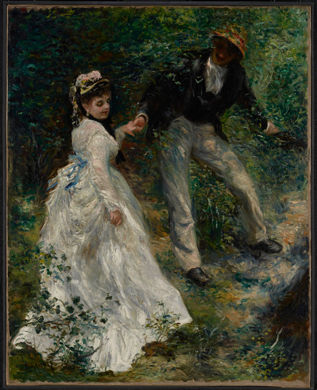 Pierre-Auguste Renoir. La Promenade, 1870. Oil on canvas, 81.3 cm × 65 cm. Los Angeles, The J. Paul Getty Museum. © Digital image courtesy of the Getty's Open Content Program.