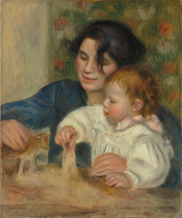 Pierre-Auguste Renoir. Gabrielle and Jean, 1895-96. Oil on canvas, 65 x 54 cm. Paris, musée de l’Orangerie, inv. RF1960 18. Photo. © RMN-Grand Palais (Musée de l'Orangerie) / Hervé Lewandowski.