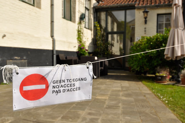 Ruimteveldwerk. G.O.D. Residents adding new boundaries, private / public. © VisitBruges/Jan D’hondt.